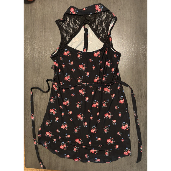 NWT No Boundaries Women's Button Front Floral Print Dress Size XL - Picture 2 of 8